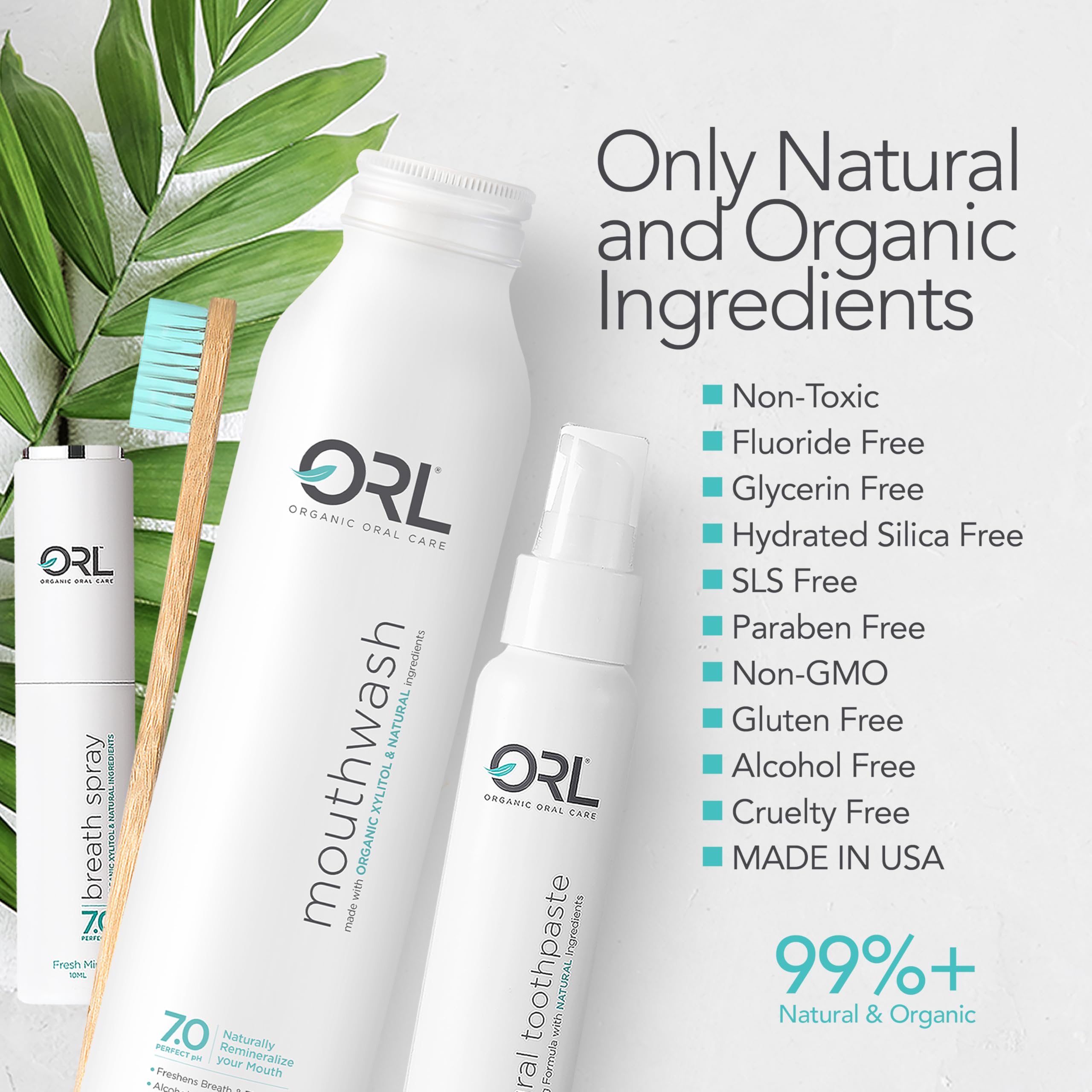 Cepillos de diente bambú Orl Natural higiene suave