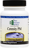 Ortho Molecular Cerenity PM, botella, apoyo para relajación ocasional y sueño suave