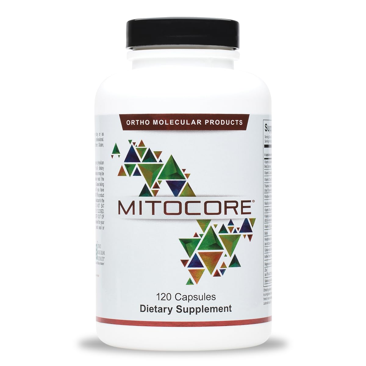 Botella de Mitocore de Ortho Molecular para apoyar energía celular diaria