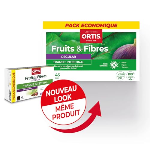 Ortis Frutos y Fibras Regular envase 45 cubos para compra diaria