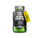 ORZAX aceite semilla negra prensado frio cápsulas para soporte inmunológico