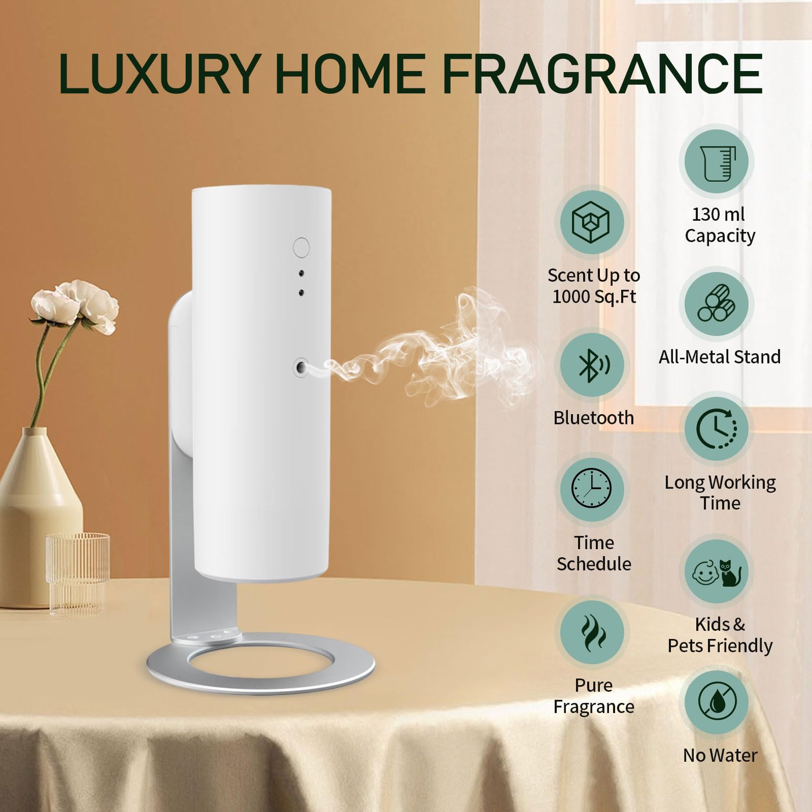 OscentPro difusor aromas con control inalámbrico para uso diario