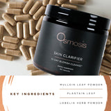 OSMOSIS Suplemento Clarificador de Piel, ingredientes naturales para cuidado suave.