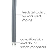 Ossur Cold Rush para tobillo: fijación estable con correas y conectores.