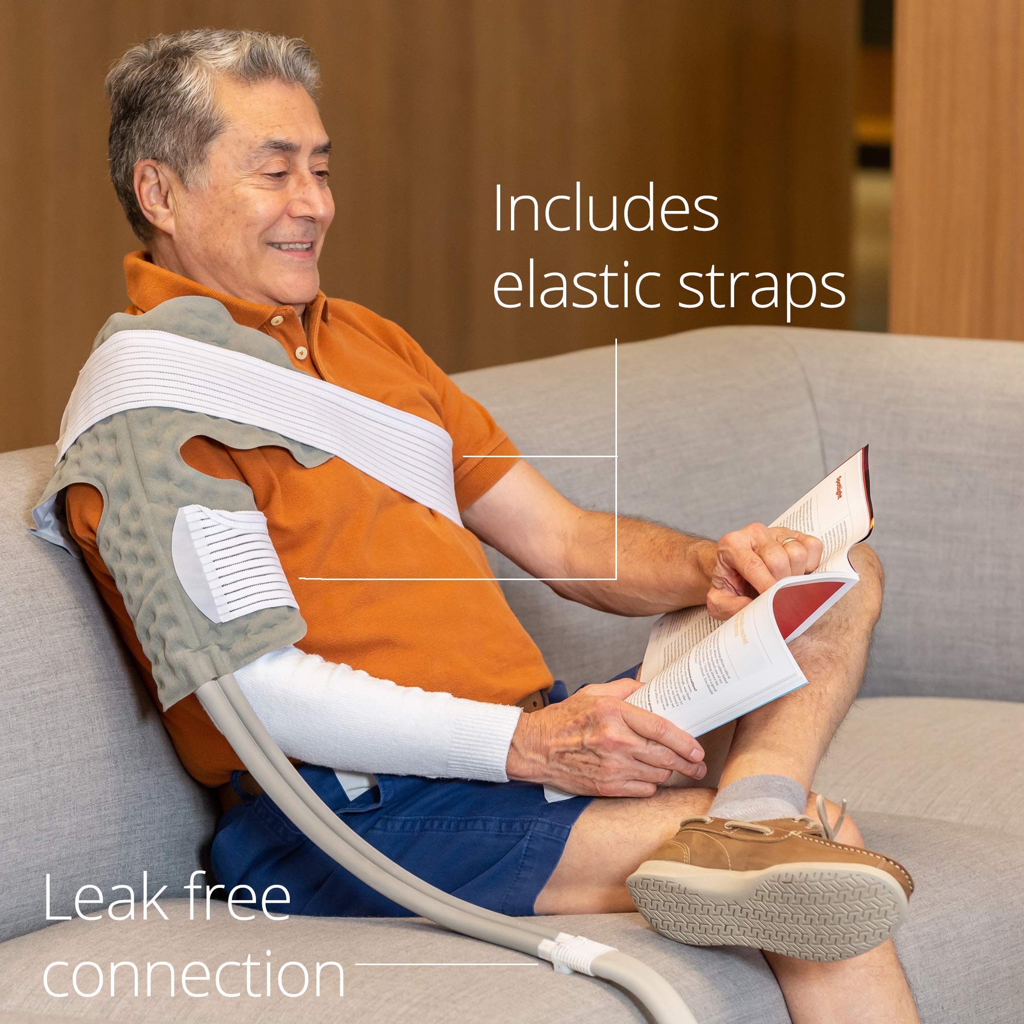 Compatibilidad con máquinas de crioterapia Ossur para enfriamiento dirigido.