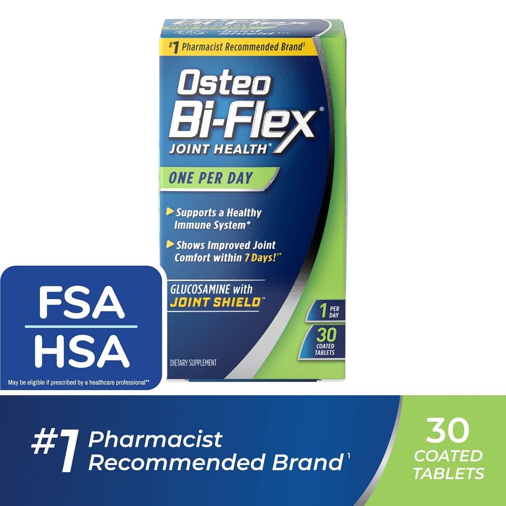 Osteo Bi-Flex, marca recomendada por farmacéuticos para articulaciones.