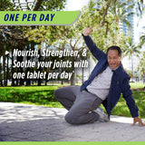 Osteo Bi-Flex con vitamina D para huesos sanos y soporte inmunitario.