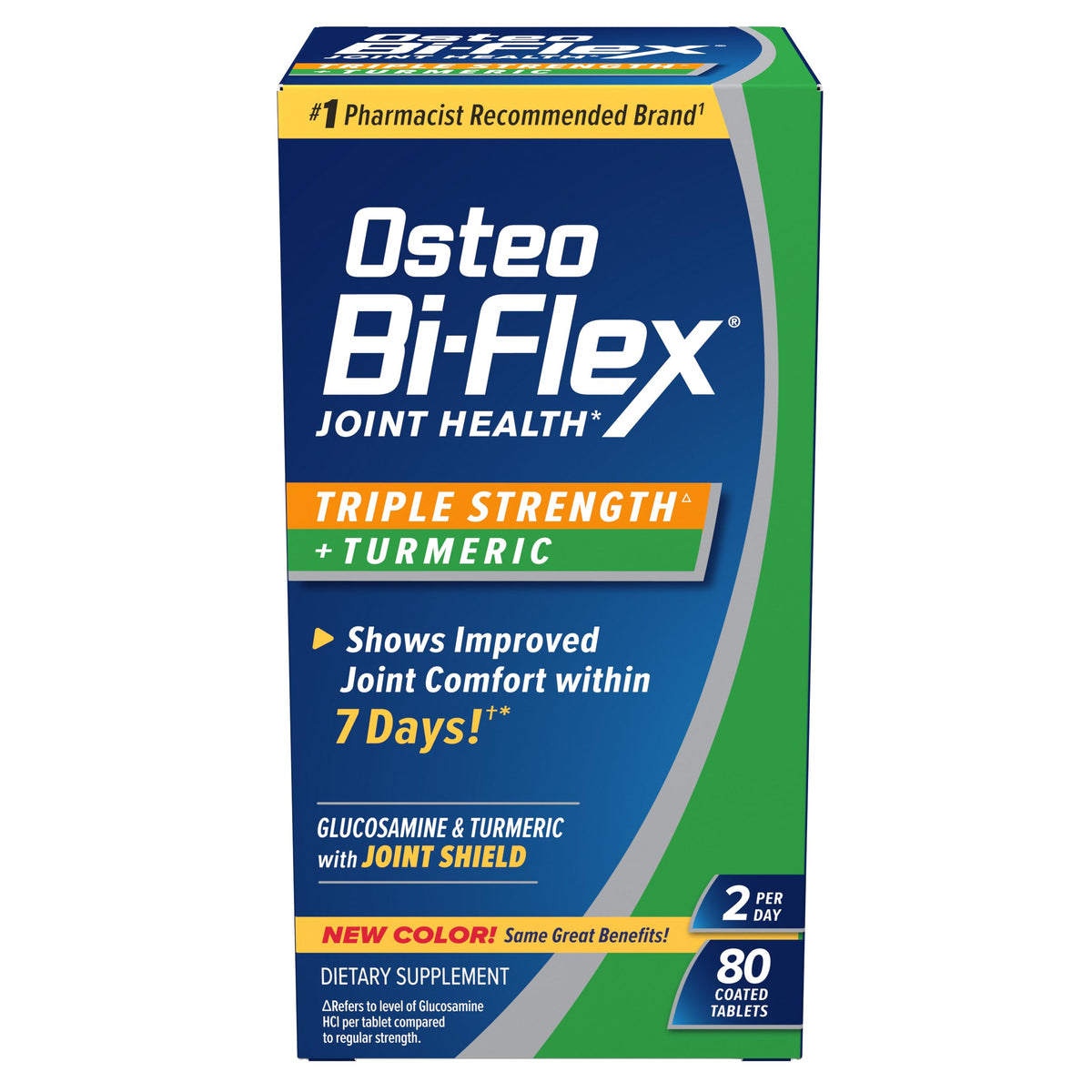 Osteo Bi-Flex: botella de 80 comprimidos para apoyo articular diario