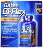 Osteo Bi-Flex: botella con tabletas, posible apoyo a la movilidad diaria.