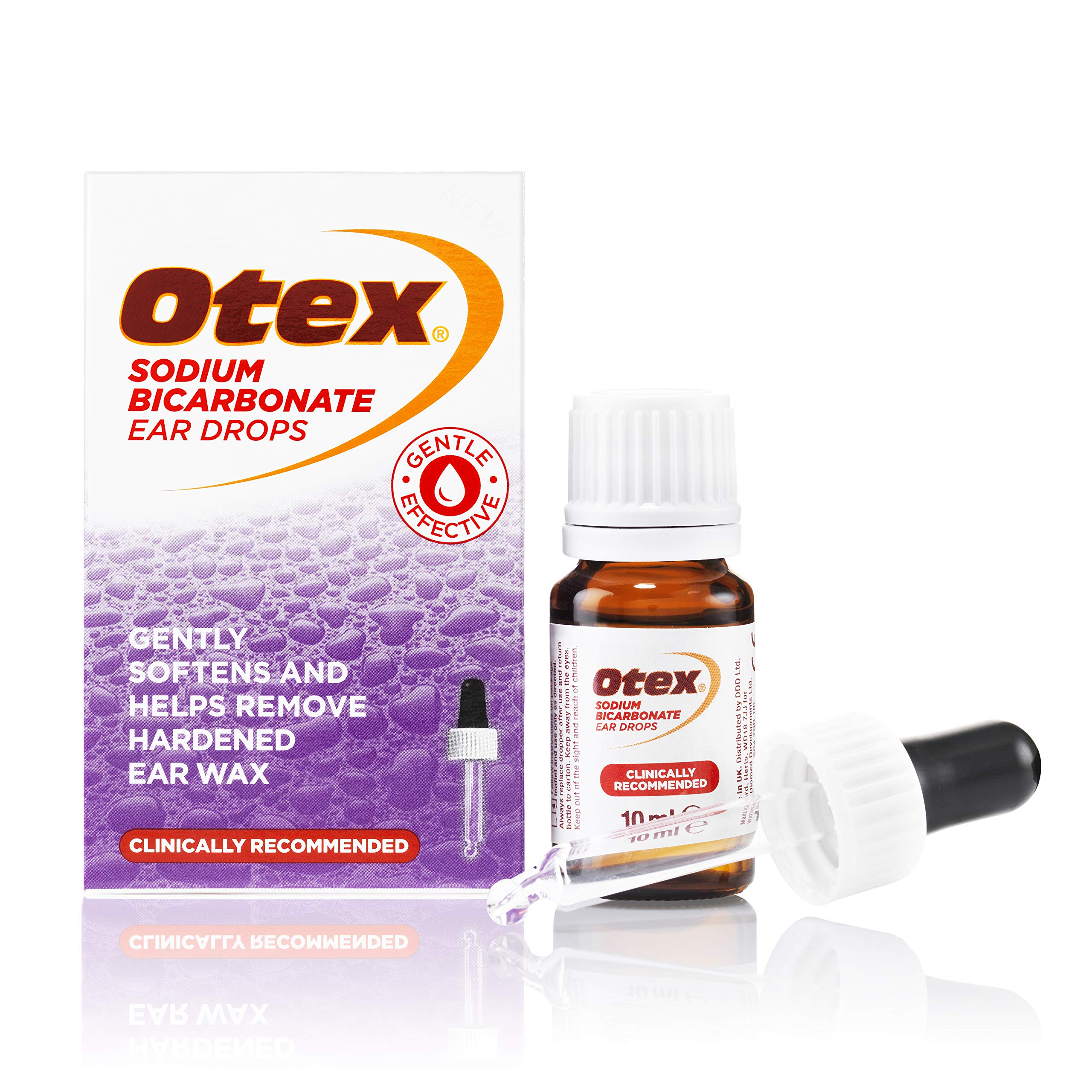 OTEX aplicador-dosificador facilita dosis segura para el oído.