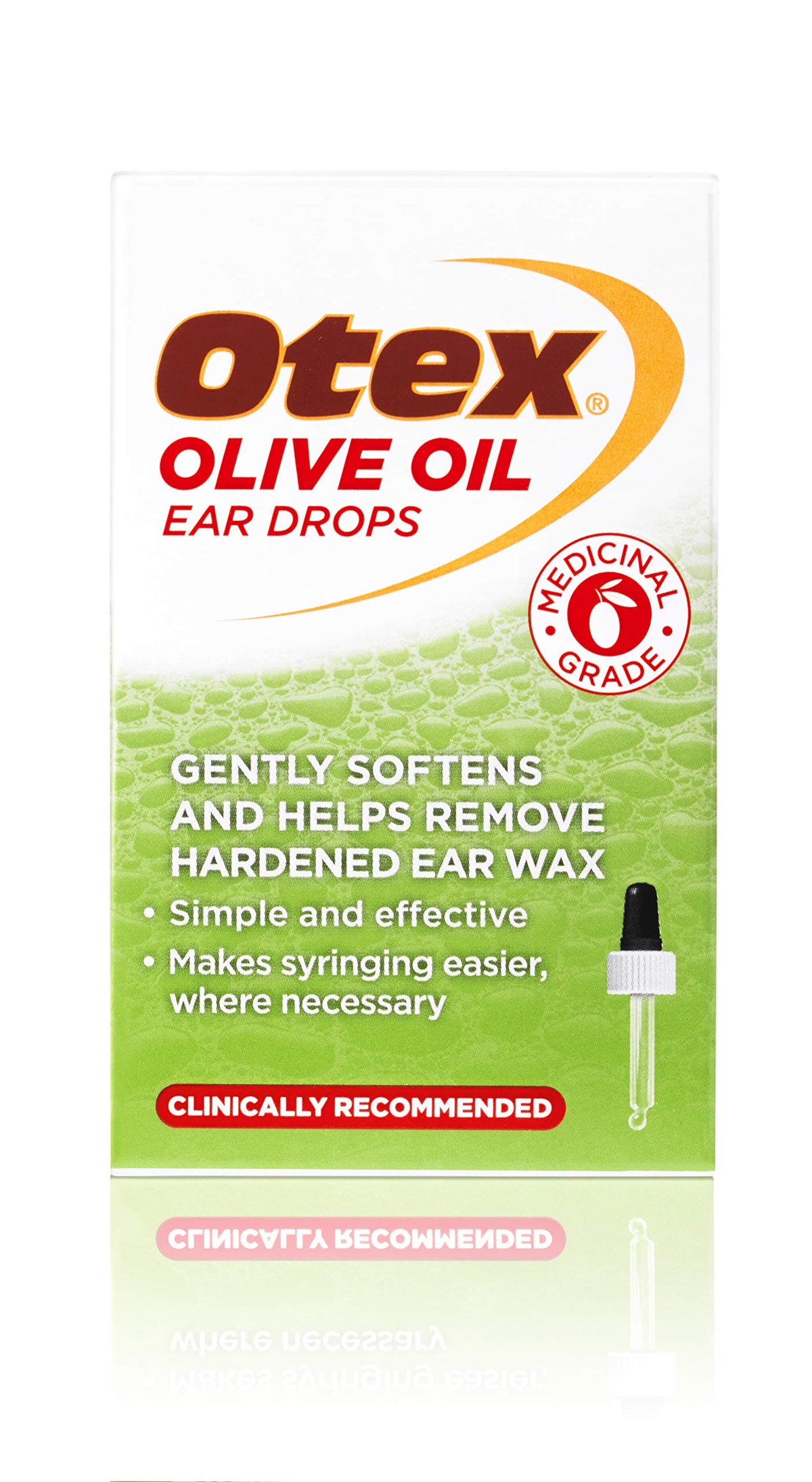OTEX gorras en botella para oreja con aceite de oliva.