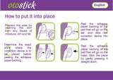 Otostick: condiciones-uso-4-horas, evita sudor y agua para mejor resultado.