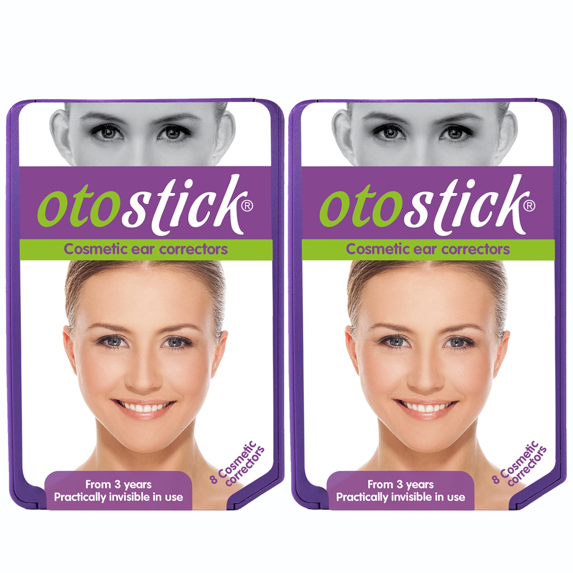 Otostick parche corrector de orejas protuberantes, mejora la apariencia de forma discreta.