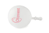 Detalle del globo suave del Otovent, diseño cómodo para uso prolongado