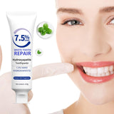 OUKPANE pasta hidroxiapatita con etiqueta, limpieza suave para dientes sensibles