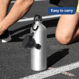 OUMASK contenedor proteína 50ml - diseño compacto para bolso de gym.