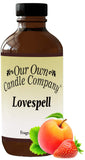 Our Own Candle Company Lovespell para difusor, aceite 60 ml perfuma ambientes.