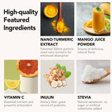 OurJrney Nano Cúrcuma Mango bebida sin azúcar ni aditivos