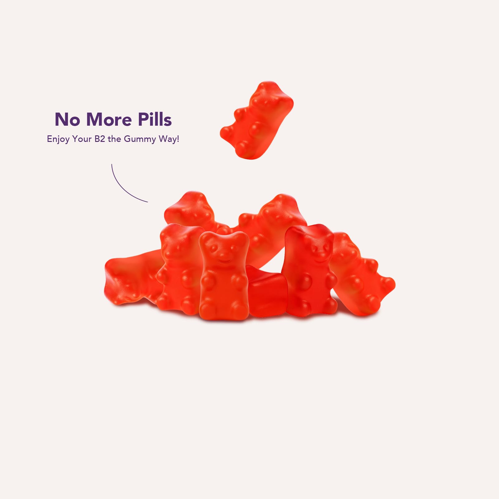 textura suave de las gomitas ourui one b2 400mg, fáciles de masticar