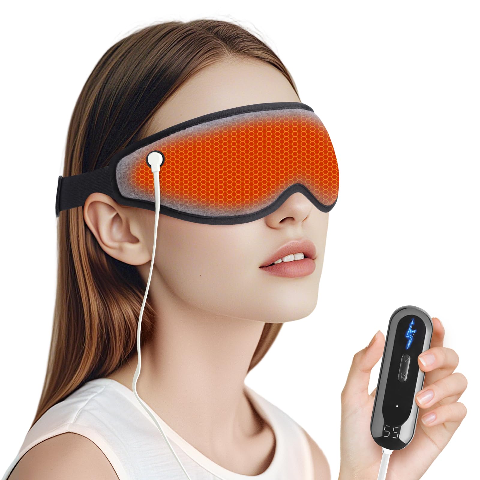 OVVGO parche ocular caliente rapido para alivio suave de ojos cansados