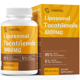 Owegel tocotrienoles liposomales 1000 mg: botella lista para uso diario.