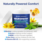 Owell Naturals Neuropathy Cream: aplicación nocturna para confort durante la noche.