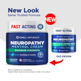 Owell Naturals Crema Neuropatía, empaque visible, producto fabricado en EEUU.
