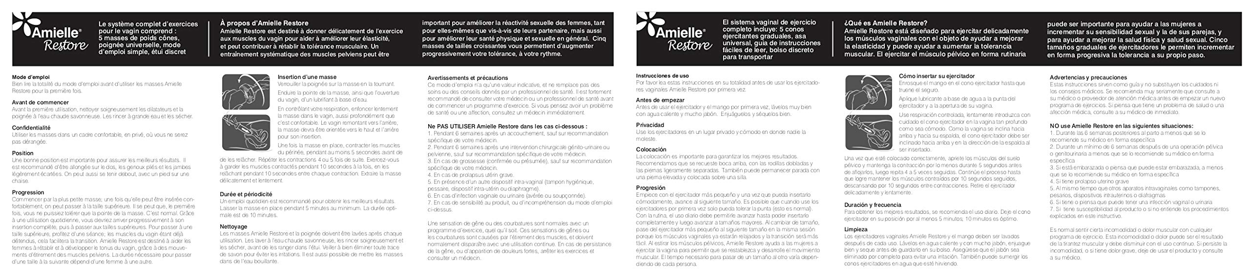 Owen Mumford Amielle Restore: uso domestico para fortalecimiento pelvico