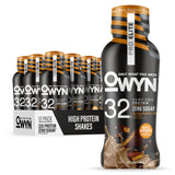 OWYN Pro Elite frontal, batido vegano sin nueces con 32 g de proteína.