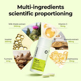 OxyEnergy cardo mariano 80% silimarina para apoyo suave del hígado.