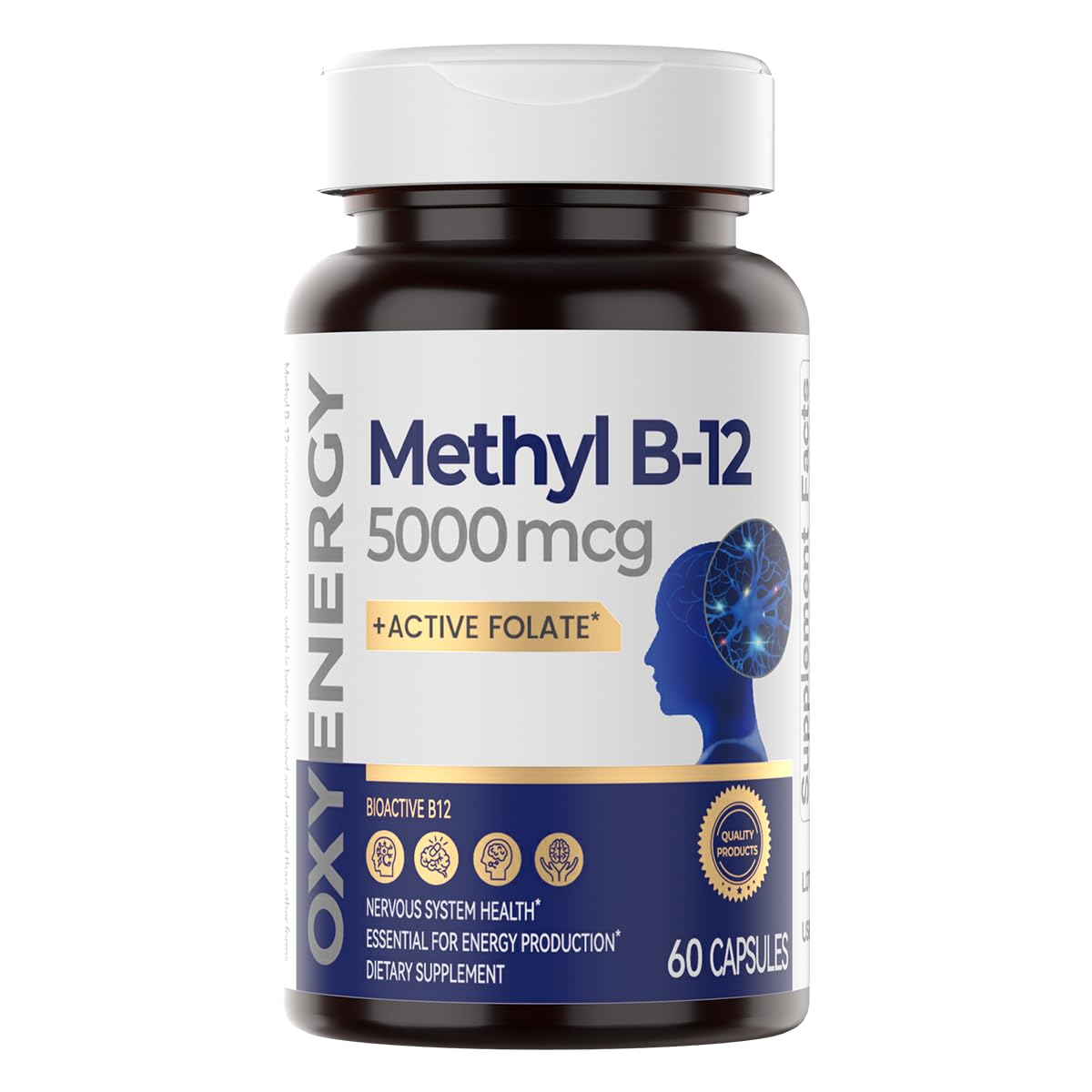 OxyEnergy B12 cápsulas: impulso diario de energía y metabolismo.