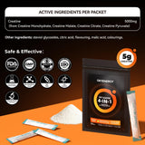 OxyEnergy porciones individuales de creatina para dosis exactas.