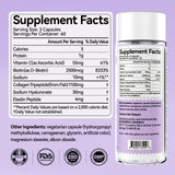 OxyEnergy fórmula de tripeptídicos con colágeno 1100 mg, beneficios para piel y uñas.