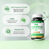 OxyEnergy Triple Magnesium Complex etiqueta clara destacando ingredientes.