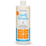 Oxyfresh enjuague bucal sin sabor, suave para encías sensibles y aliento fresco.