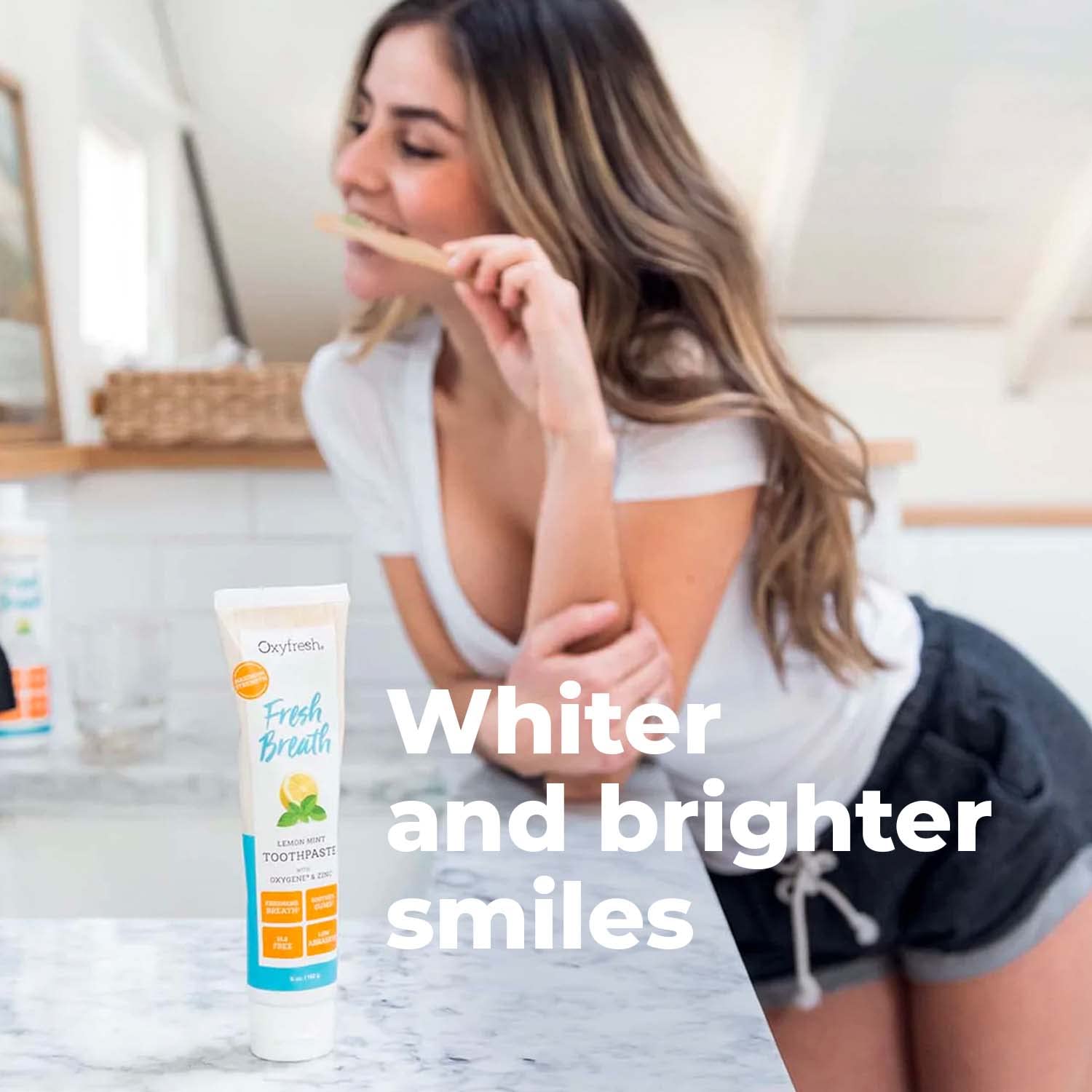 Oxyfresh, aroma cítrico suave que refresca.