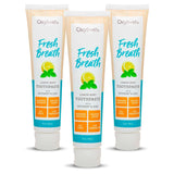 Oxyfresh Limón-Menta, tubo de dentífrico para un cepillado diario y aliento fresco.