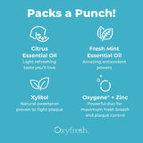 Oxyfresh, uso diario recomendado para rutina dental.