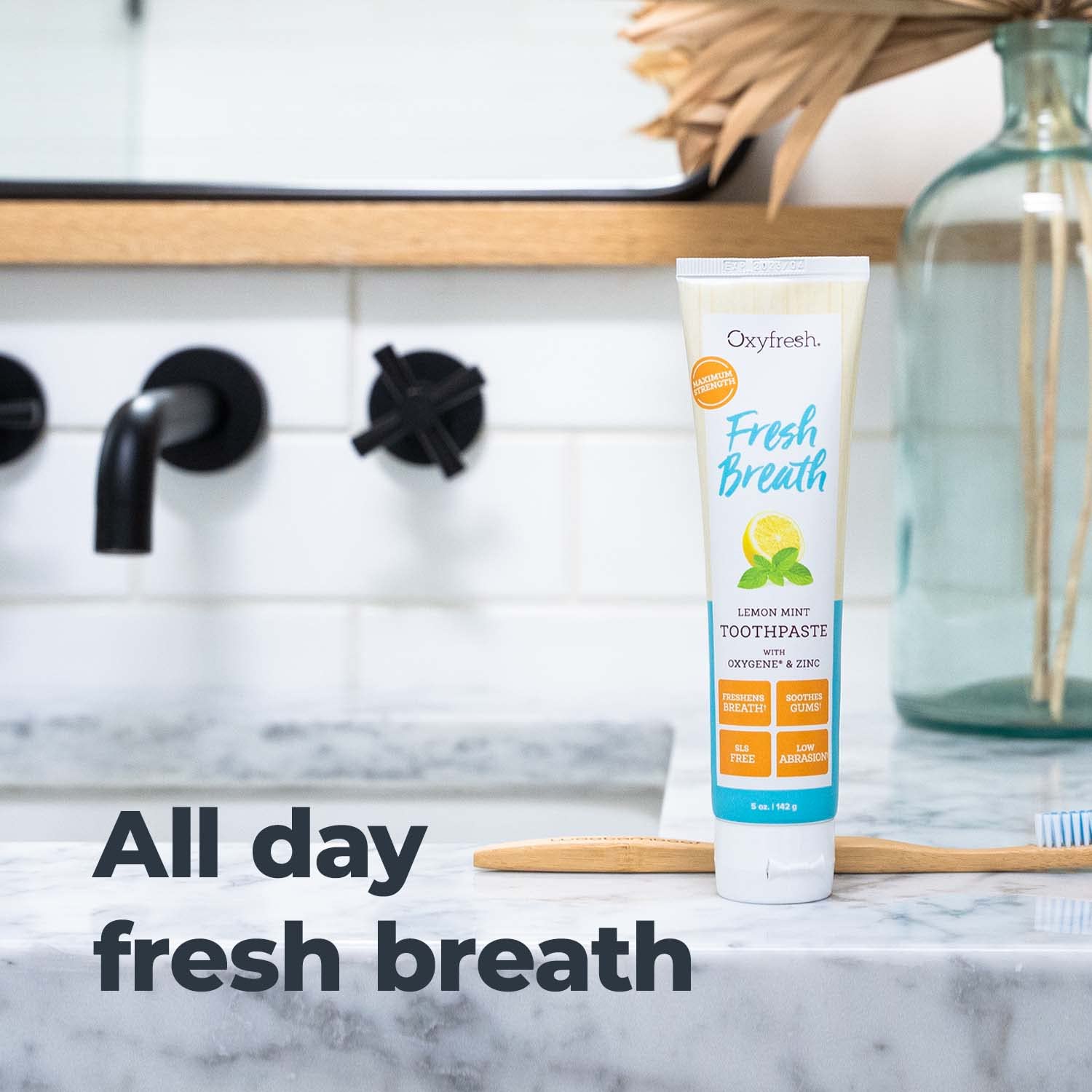 Aceites esenciales naturales en Oxyfresh para un aliento agradable