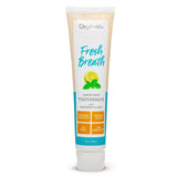 Pasta de dientes Oxyfresh limón menta, envase frontal, aliento fresco