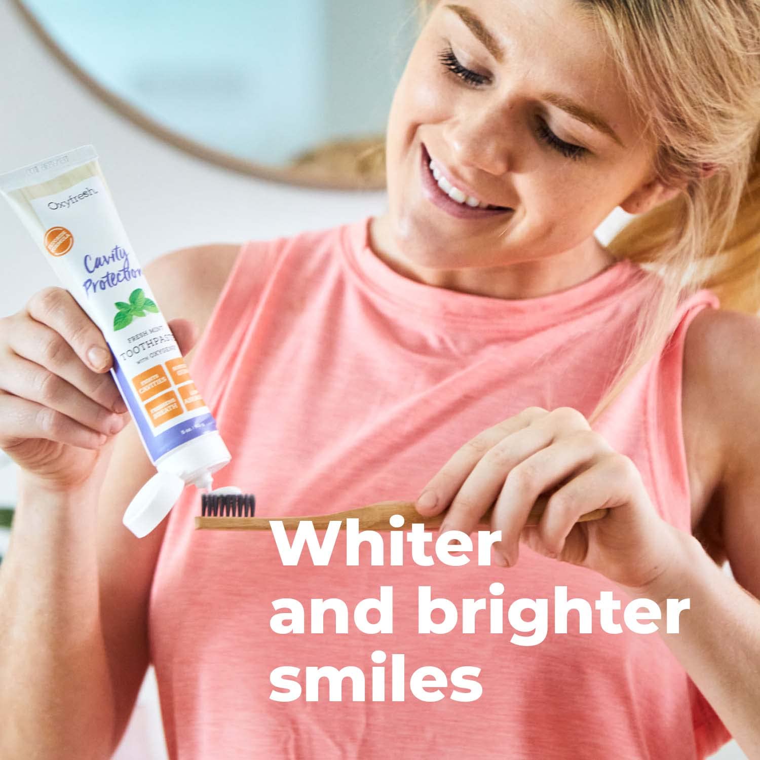 Pasta dental Oxyfresh favorece remineralización del esmalte.