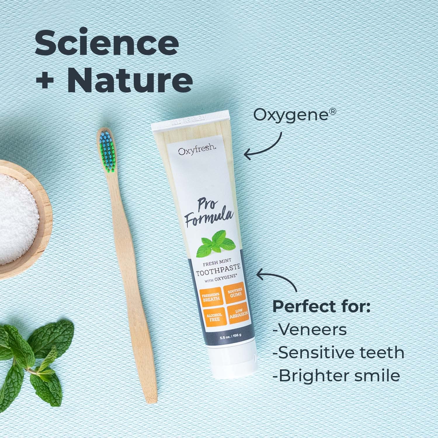 Oxyfresh Pro Formula Aliento fresco: ayuda a mantener el aliento durante todo el día
