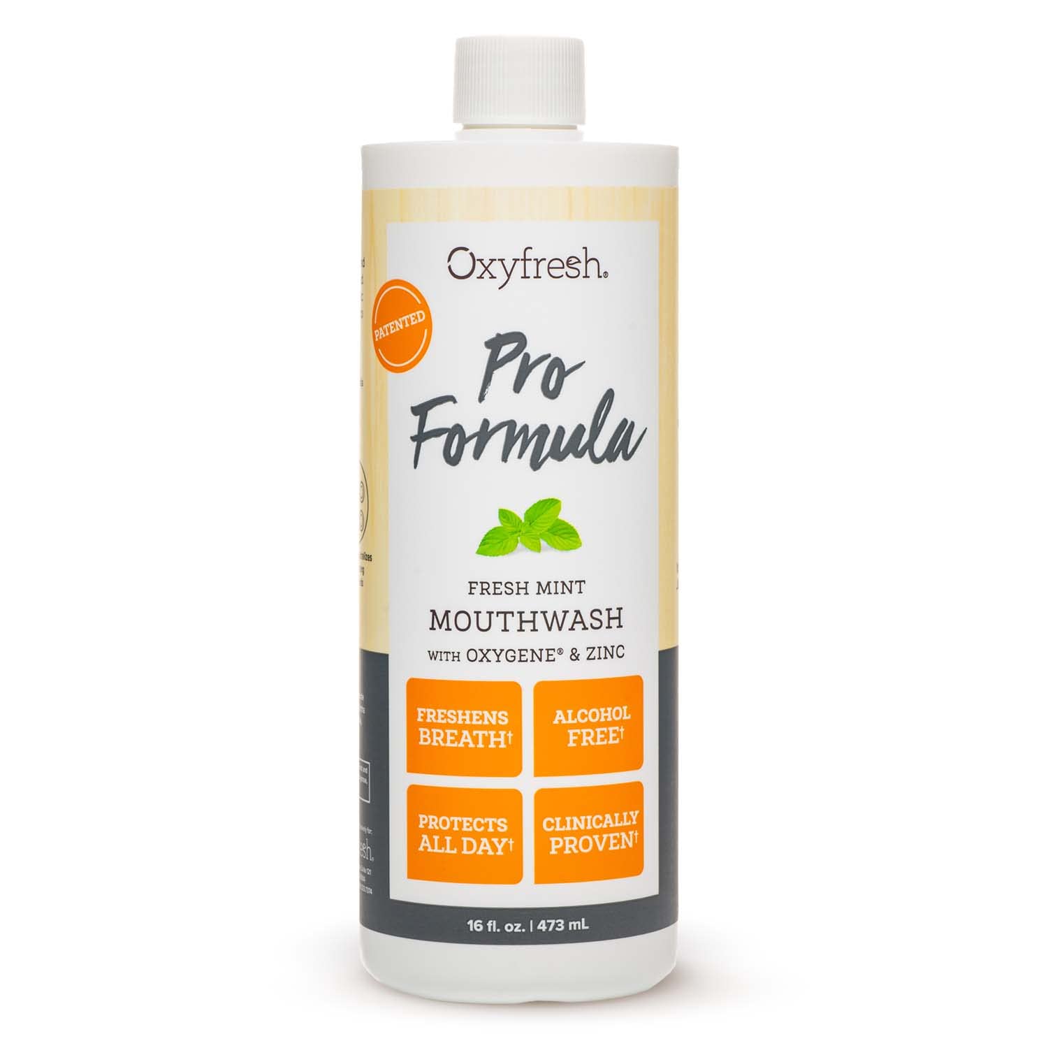 Oxyfresh Pro Formula Fresh Mint, botella: aliento fresco diario