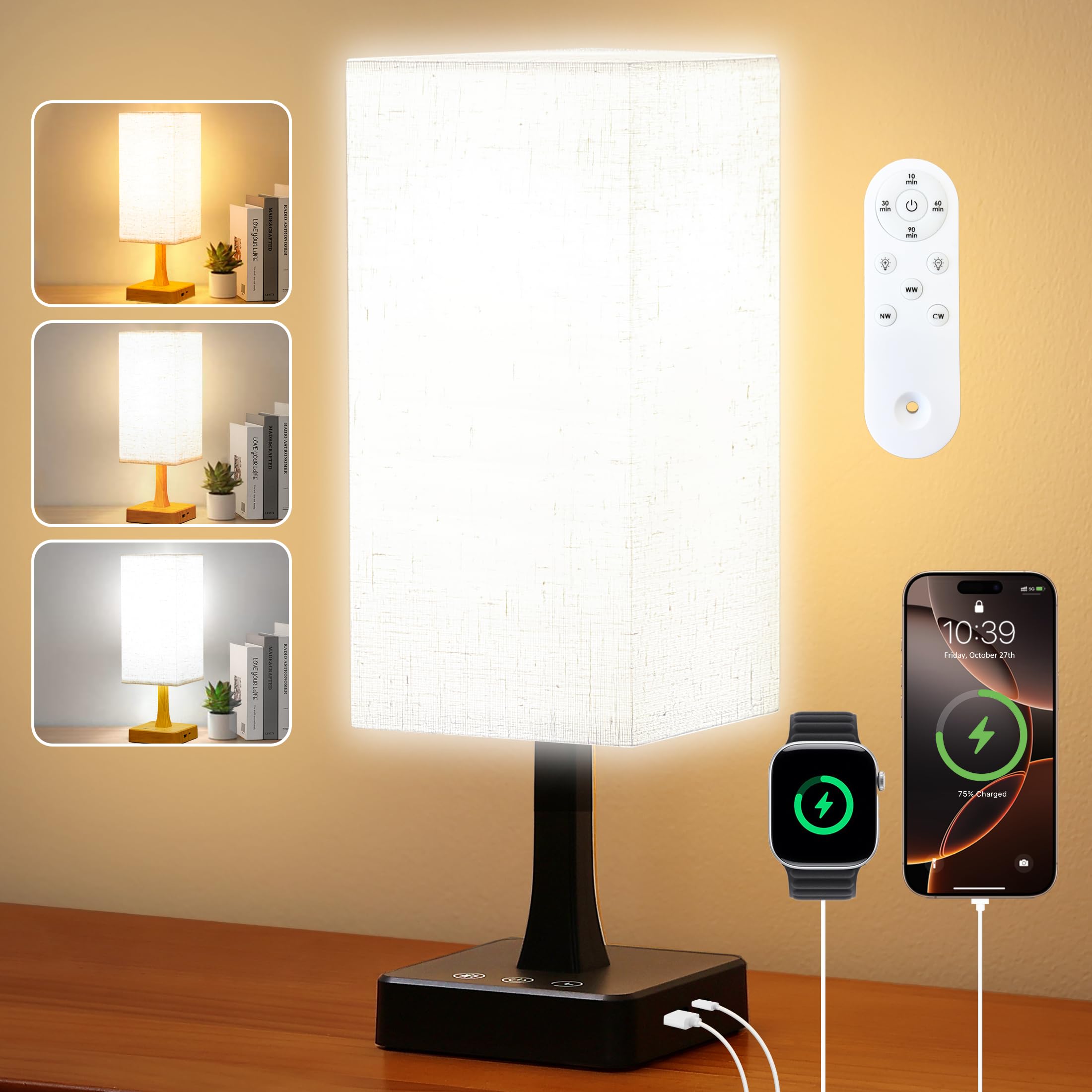 OYADISIIOP lampara terapia 10000 lux con control remoto para comodidad diaria