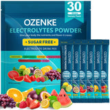 OZENKE electrolitos polvo: bolsitas listas para hidratación rápida durante entrenamientos.