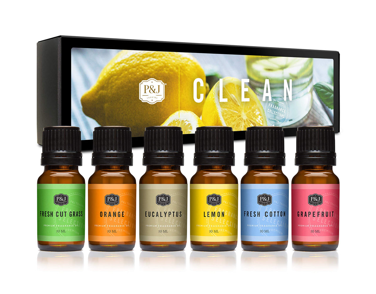P&J Trading Algodón Fresco: frascos ámbar para ambientar con aroma suave.