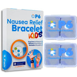 Pulseras P6 para niños en la muñeca, uso de acupresion para controlar nauseas.