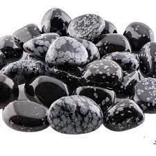 Pachamama Essentials obsidiana copo de nieve pulida, equilibrio emocional y centrado
