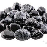 Pachamama Essentials obsidiana copo de nieve pulida, equilibrio emocional y centrado