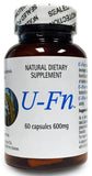 U-Fn botella de cápsulas 600 mg, detalle del envase para uso diario